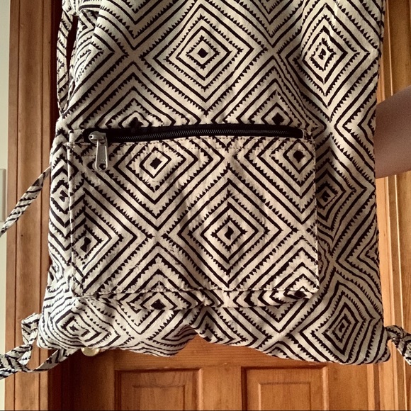 Boho Geometric Aztec Print Festival Cinch Bag - Picture 4 of 4